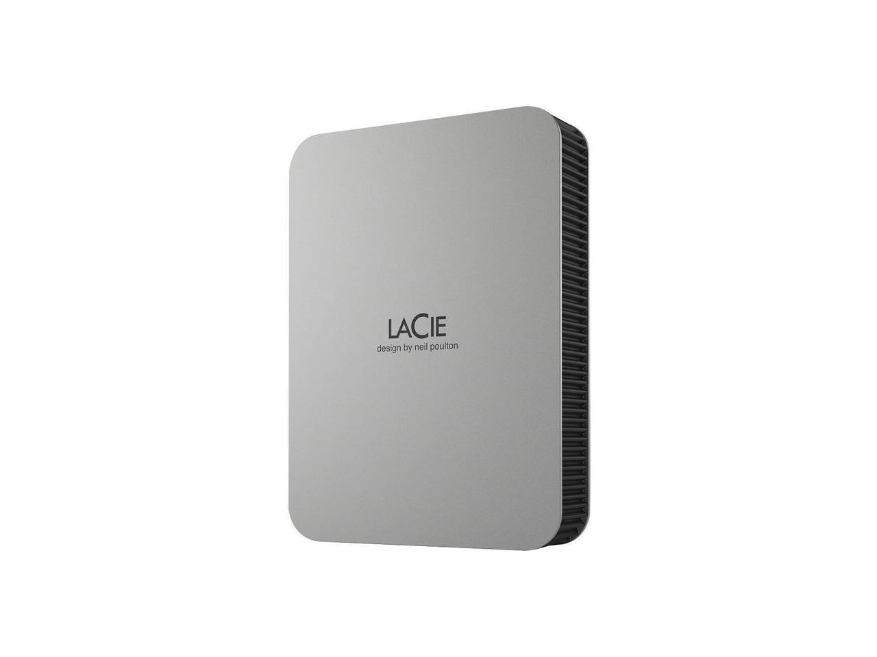 LaCie 1TB Mobile SSD Secure USB-C Drive - Gray - Apple