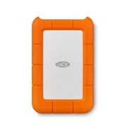LaCie Rugged Mini 2TB External USB 3.0 Portable Hard Drive with Rescue Data Recovery Services (LAC9000298)