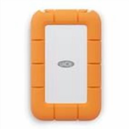 LaCie Rugged Mini Externe SSD 4TB, PC/Mac/iPad/Thunderbolt, 40 Gb/s, 2.000 MB/s, Rescue Services (STMF4000400)