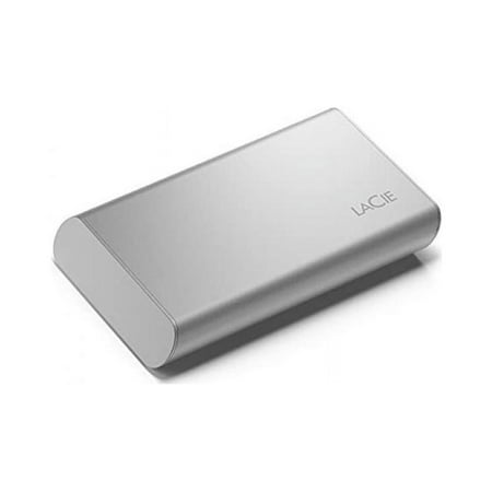LaCie - Portable SSD 500GB External USB-C, US 3.2 Gen 2 Portable Solid State Drive with Rescue Data Recovery Services