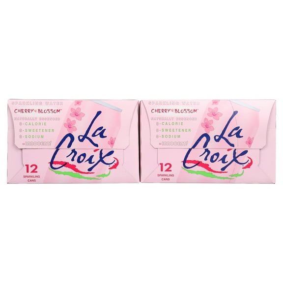 LaCroix Cherry Blossom Sparkling Water 2/12pk/12 fl oz cans, 2 Pack (Quantity)