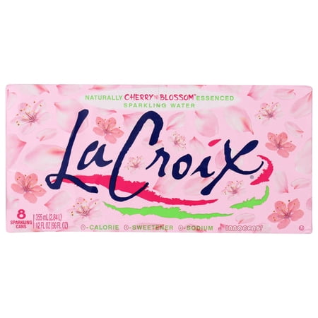 LaCroix Cherry Blossom Sparkling Water 8 - 12 fl oz Cans