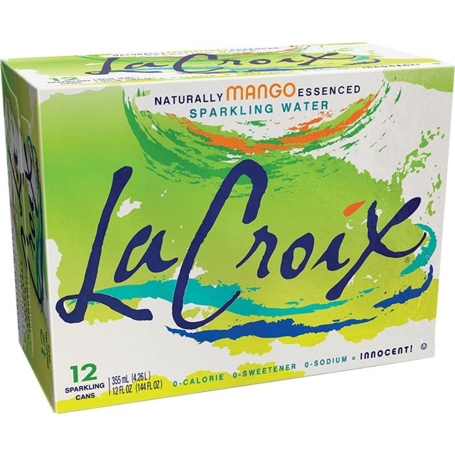 LaCroix Mango Sparkling Water, 12 Fl. Oz., 12 Count