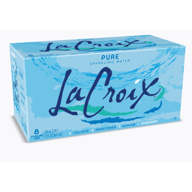 LaCroix Pure Sparkling Water Cans