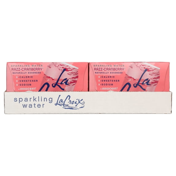LaCroix Razz-Cranberry Sparkling Water - 2/12pk/12 fl oz Cans, 24 / Pack (Quantity)