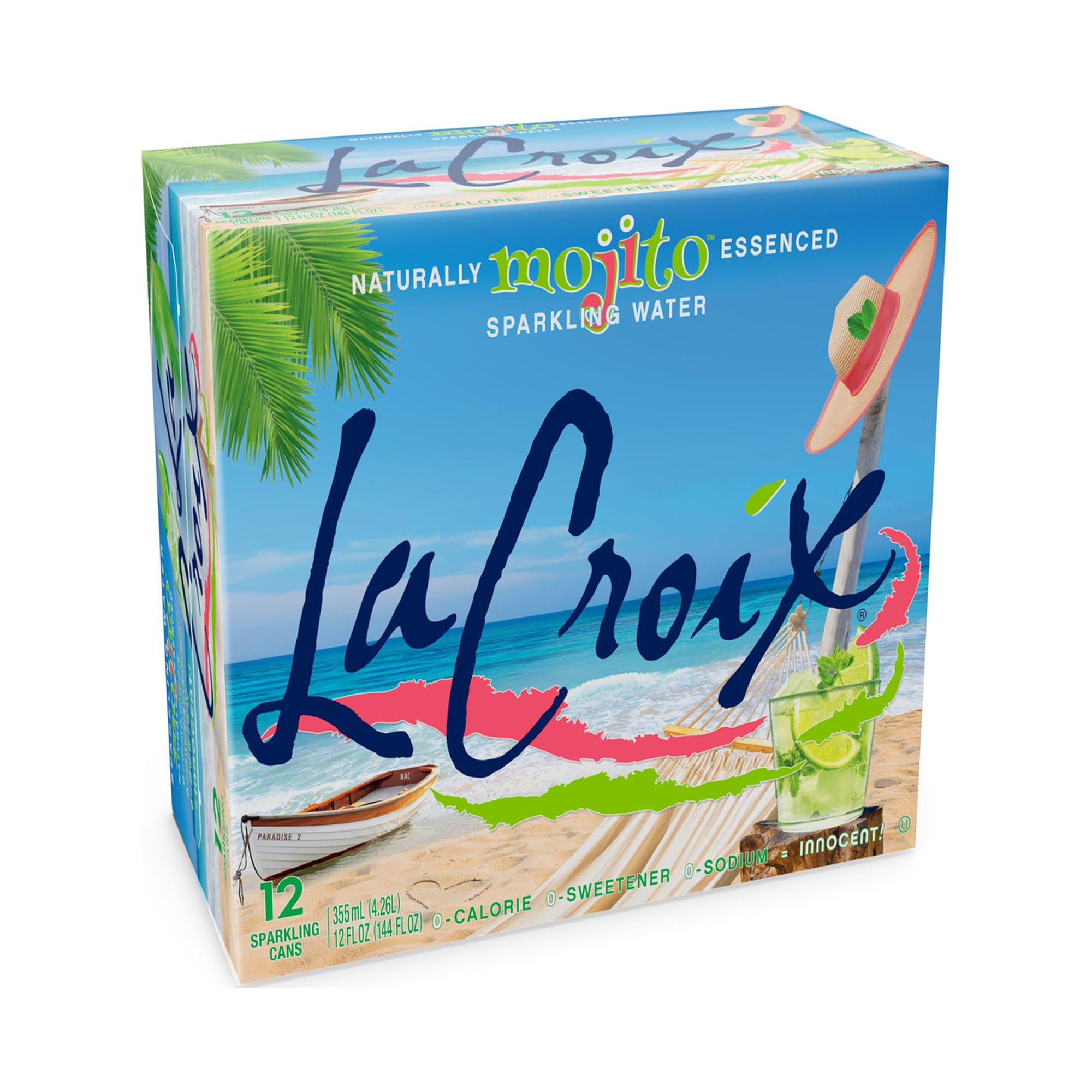 LaCroix Sparkling Water, Mojito, (Pack of 2)