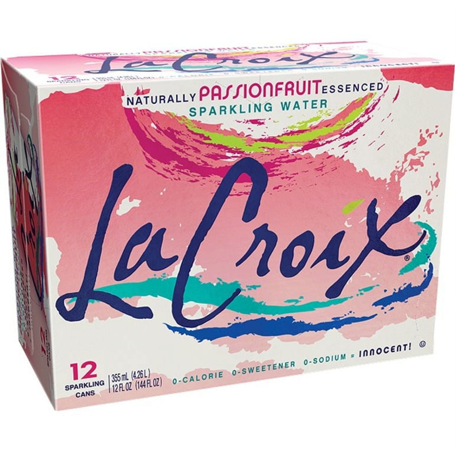 LaCroix Sparkling Water, Passionfruit, 12 Fl Oz, 12 Ct