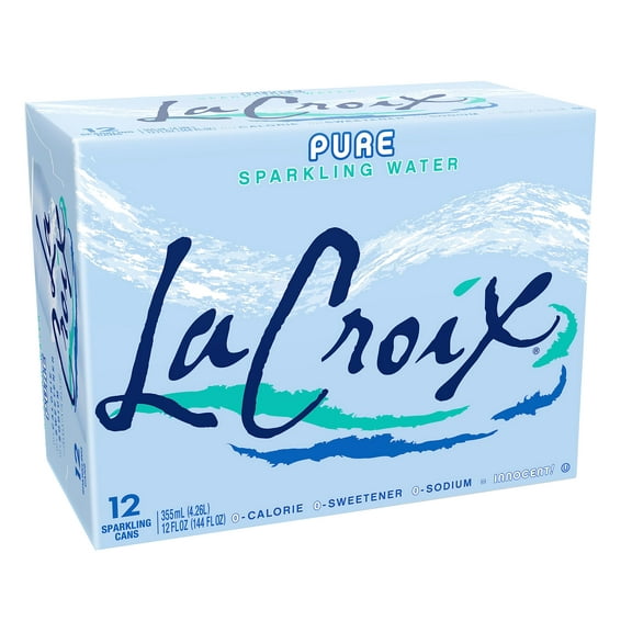 LaCroix Sparkling Water, Pure 12 Pack - 12 Oz