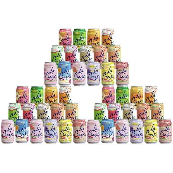 LaCroix Sparkling Water Sampler – 45 Cans (12 Oz) - Assorted Flavors