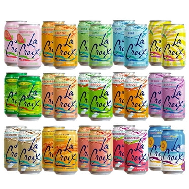 LaCroix Sparkling Water Variety of 15 Flavors Naturally enced Sparkling Water 12 Ounce Cans (Pack of 30 Total of 360 Oz)