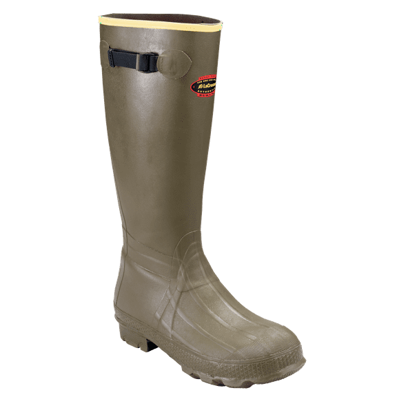 LaCrosse Burly Classic Rubber Boots for Men - Green - 10D