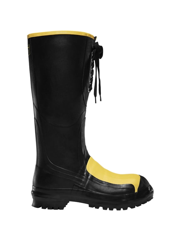 Men's 16" Meta Pac Steel Toe Internal Metatarsal Guard Waterproof Work Boot Black - 00228050
