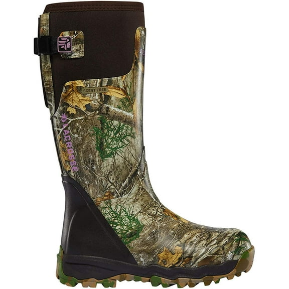 LaCrosse Women's Alphaburly Pro 15", Realtree Edge | Natural Rubber/Nylon