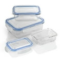 thumbnail image 1 of LaCuisine 6 Piece Locking, Glass Storage Container Set, 1 of 6