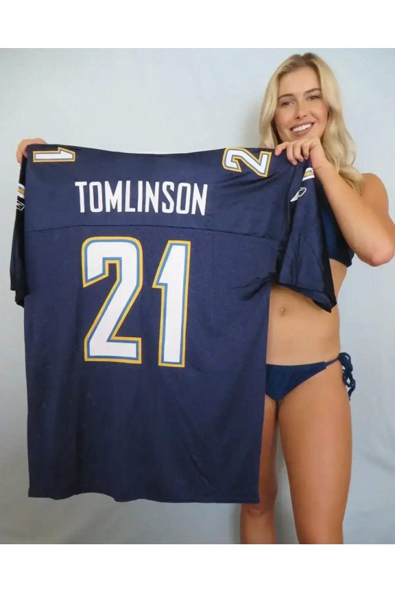 LaDainian Tomlinson SD Chargers 2007 Reebok blue jersey