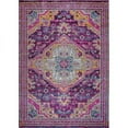 thumbnail image 1 of LaDole Rugs LaDole Timeless Elson Vintage Outdoor Mat Purple Pink Rug 5'3" x 7'5" (160cm x 230cm) 5' x 8' Living Room, Bedroom, Patio, 1 of 5