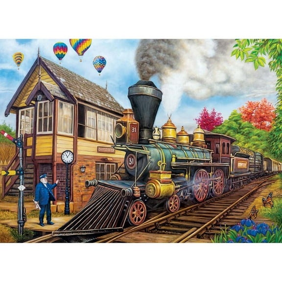 LaFayette Puzzle Factory All Aboard Jigsaw Puzzle