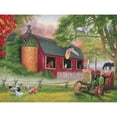 thumbnail image 1 of LaFayette Puzzle Factory™ Barnyard Gathering Jigsaw Puzzle, 1 of 1