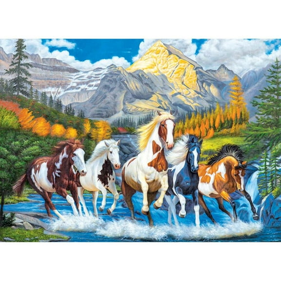 LaFayette Puzzle Factory Wild Run Jigsaw Puzzle