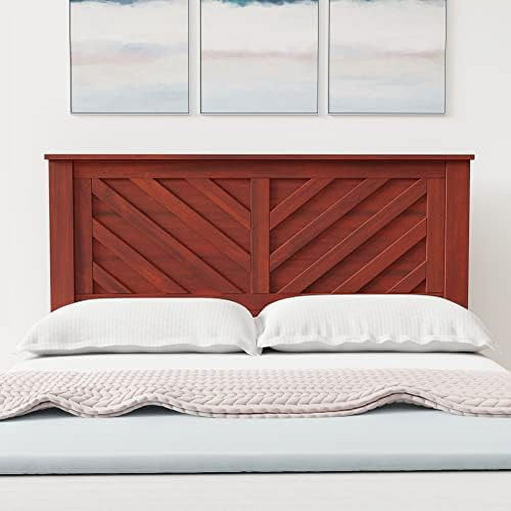 LaFerme Wood Panel Headboard in White Full Size