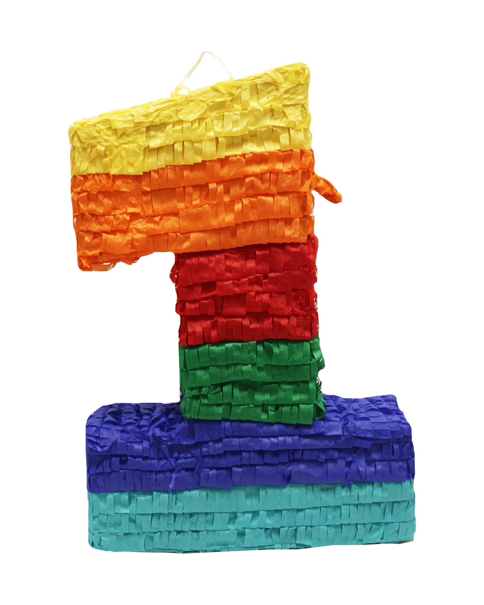 LaLa Imports 3D Number One Pinata, 19.5 in x 13.5 in x 4 in