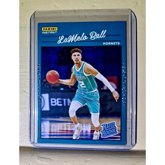 LaMelo Ball 2020-2021 Panini NBA Instant #3 Rated Rookie Retro Card 1/3558