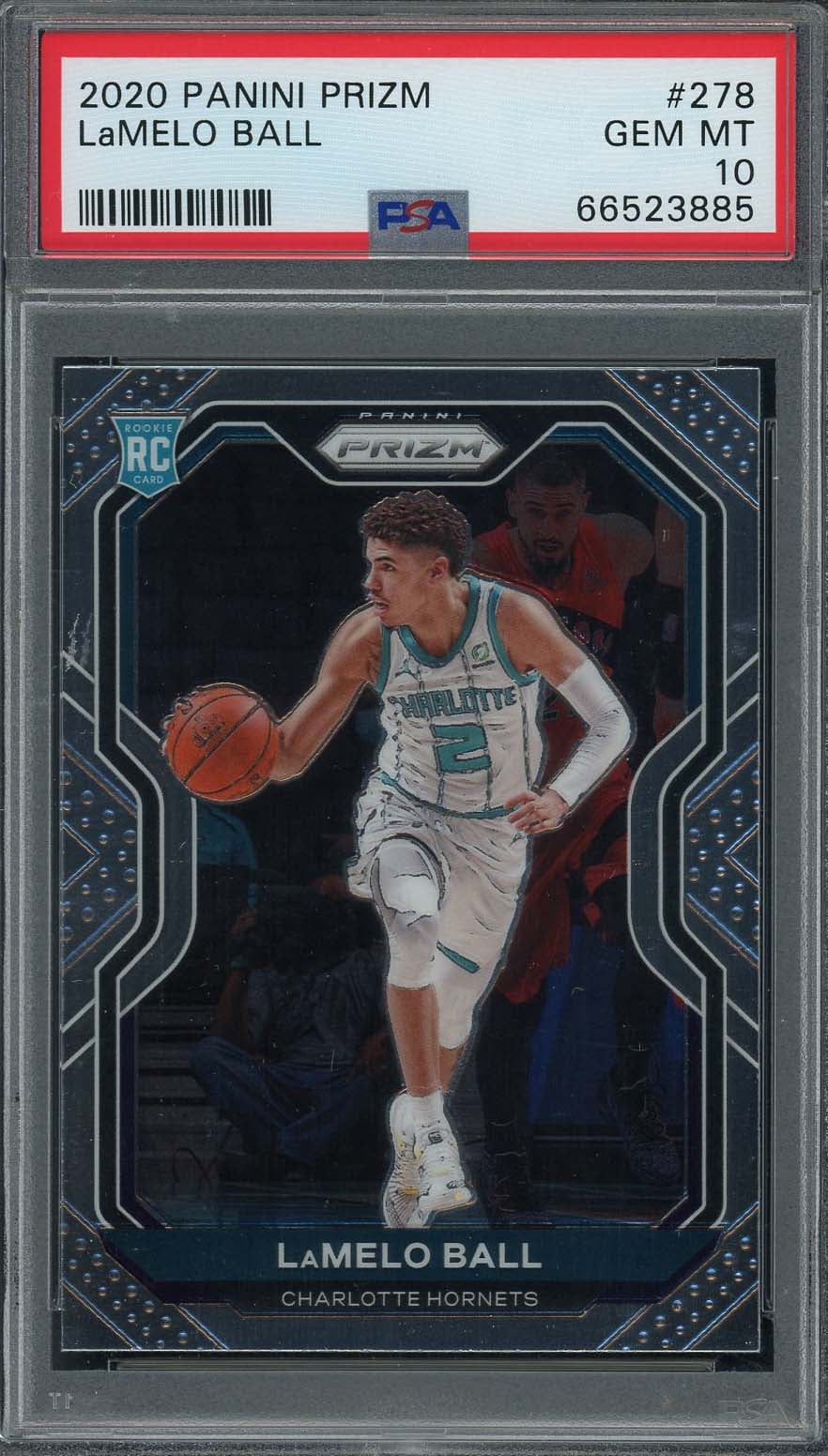 graded lamelo ball rookie card 2020-21 Panini Donruss Basketball #202 NBA 2020 Panini Instant Lamelo