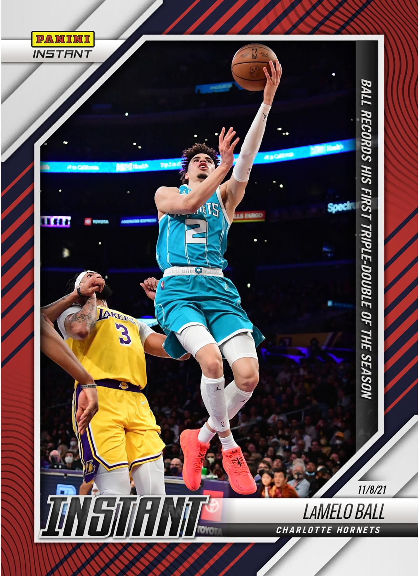 LaMelo Ball Charlotte Hornets Fanatics Exclusive Parallel Panini Instant  Near Triple-Double Single Trading Card - Limited Edition of 99 