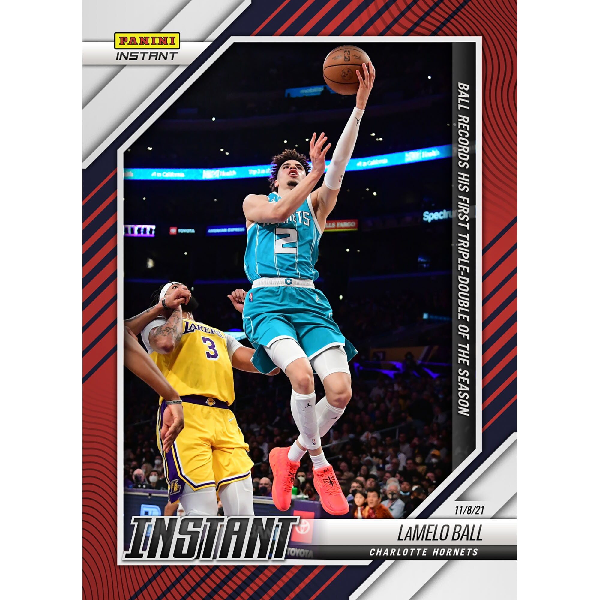LaMelo Ball Charlotte Fanatics Exclusive Parallel Panini