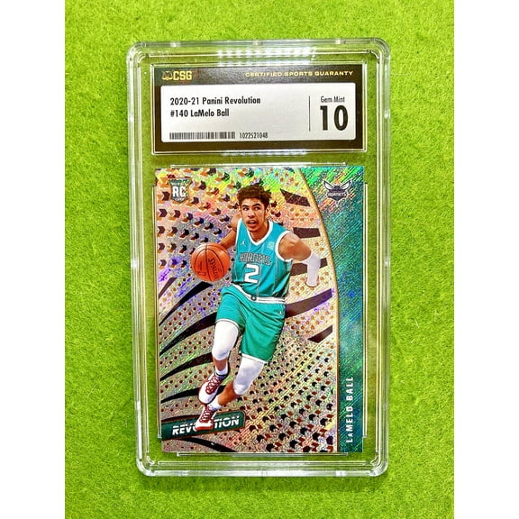 LaMelo Ball SILVER PRIZM CSG 10 ROOKIE CARD 2020 Panini Revolution MAKE AN OFFER
