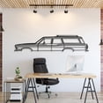 thumbnail image 1 of LaModaHome 1967 Country Squire Metal Silhouette Wall Art, 1 of 5