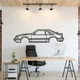 thumbnail image 1 of LaModaHome 1986 Ford Mustang SVO Metal Silhouette Wall Art, 1 of 5