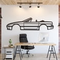 thumbnail image 1 of LaModaHome 1990 RX-7 Convertible Metal Silhouette Wall Art, 1 of 5