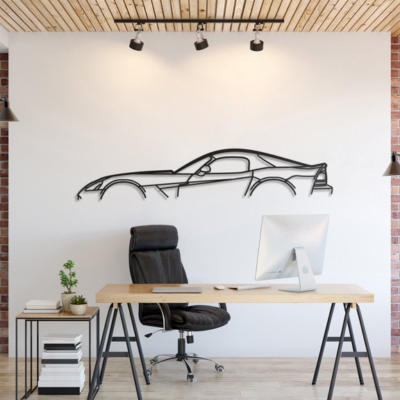 LaModaHome 2006 Viper SRT 10 Classic Metal Silhouette Wall Art
