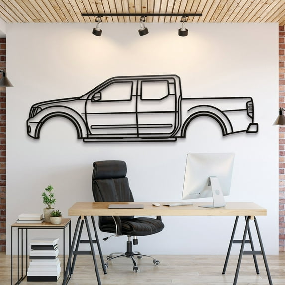 LaModaHome 2008 Frontier 2nd Gen Metal Silhouette Wall Art