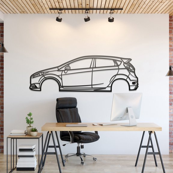 LaModaHome 2014 Fiesta ST Metal Silhouette Wall Art