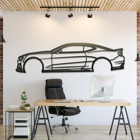 LaModaHome 2019 Camaro ZLE1 Metal Silhouette Wall Art