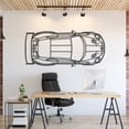 thumbnail image 1 of LaModaHome 911 GT2 RS Model 991 TOP Metal Silhouette Wall Art, 1 of 5