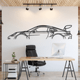 thumbnail image 1 of LaModaHome 911 GT3 RS Model 992 Metal Silhouette Wall Art, 1 of 5
