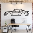 thumbnail image 1 of LaModaHome 911 Turbo Model 930 Detailed Metal Silhouette Wall Art, 1 of 5
