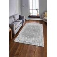 thumbnail image 1 of LaModaHome Area Rug Non-Slip - Grey Line Soft Machine Washable Bedroom Rugs Indoor Outdoor Bathroom Mat Kids Child Stain Resistant Living Room Kitchen Carpet 2 x 3.3 ft (202), 1 of 5