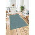 thumbnail image 1 of LaModaHome Area Rug Non-Slip - Mint green Mint green thin, washable Soft Machine Washable Bedroom Rugs Indoor Outdoor Bathroom Mat Kids Child Stain Resistant Living Room Kitchen Carpet 3.3 x 5 ft, 1 of 5