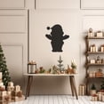 thumbnail image 1 of LaModaHome Christmas Metal Wall Art, Snowman Design, Santa Claus Scene, Festive Theme Modern Home Decor, Holiday Wall Hanging, Unique Winter DecorationHome Decoration Gift -15.7"x18.9"/40x48cm, 1 of 5