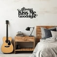 thumbnail image 1 of LaModaHome Exclusive Aways Kiss Me Goodnight Lettering Metal Wall Decor – Durable & Artistic Metal Wall Art for Home and Office Decor, Perfect for Any Interior Design Aesthetic, 1 of 5