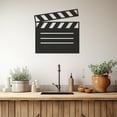 thumbnail image 1 of LaModaHome Exclusive Clapperboard Metal Wall Art – Durable & Artistic Metal Wall Art for Home and Office Decor, Perfect for Any Interior Design Aesthetic, 1 of 5