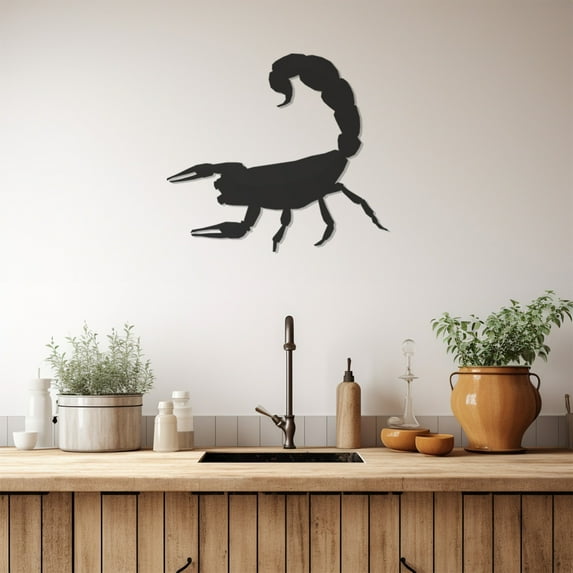 LaModaHome Exclusive Crab Metal Wall Art – Durable & Artistic Metal Wall Art for Home and Office Decor, Perfect for Any Interior Design Aesthetic