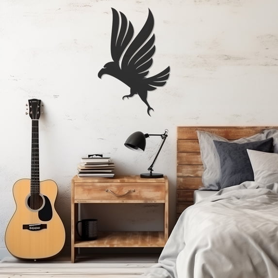 LaModaHome Exclusive Flapping Eagle Metal Wall Art – Durable & Artistic Metal Wall Art for Home and Office Decor, Perfect for Any Interior Design Aesthetic