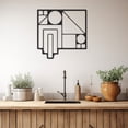 thumbnail image 1 of LaModaHome Exclusive Geometric Design Metal Wall Art Decor – Durable & Artistic Metal Wall Art for Home and Office Decor, Perfect for Any Interior Design Aesthetic, 1 of 5
