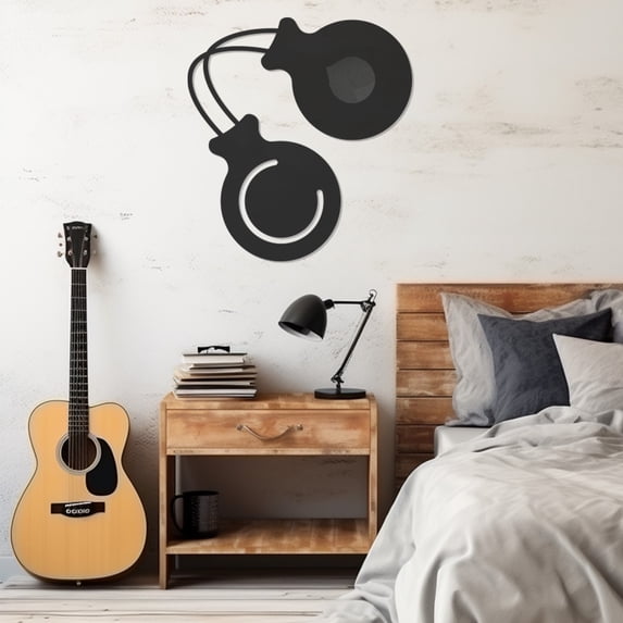 LaModaHome Exclusive Musical Instrument, Castanets Metal Wall Art – Durable & Artistic Metal Wall Art for Home and Office Decor, Perfect for Any Interior Design Aesthetic