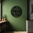 thumbnail image 1 of LaModaHome Exclusive Round Metal Wall Decor With Coffe Wine Bar Lettering – Durable & Artistic Metal Wall Art for Home and Office Decor, Perfect for Any Interior Design Aesthetic, 1 of 5